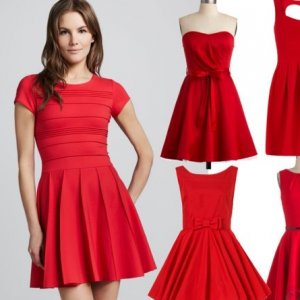 Kırmızı Mini Elbise Modeli